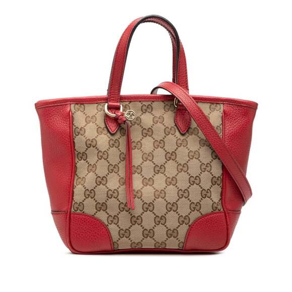 GUCCI Cream Leather Shoulder Bag
